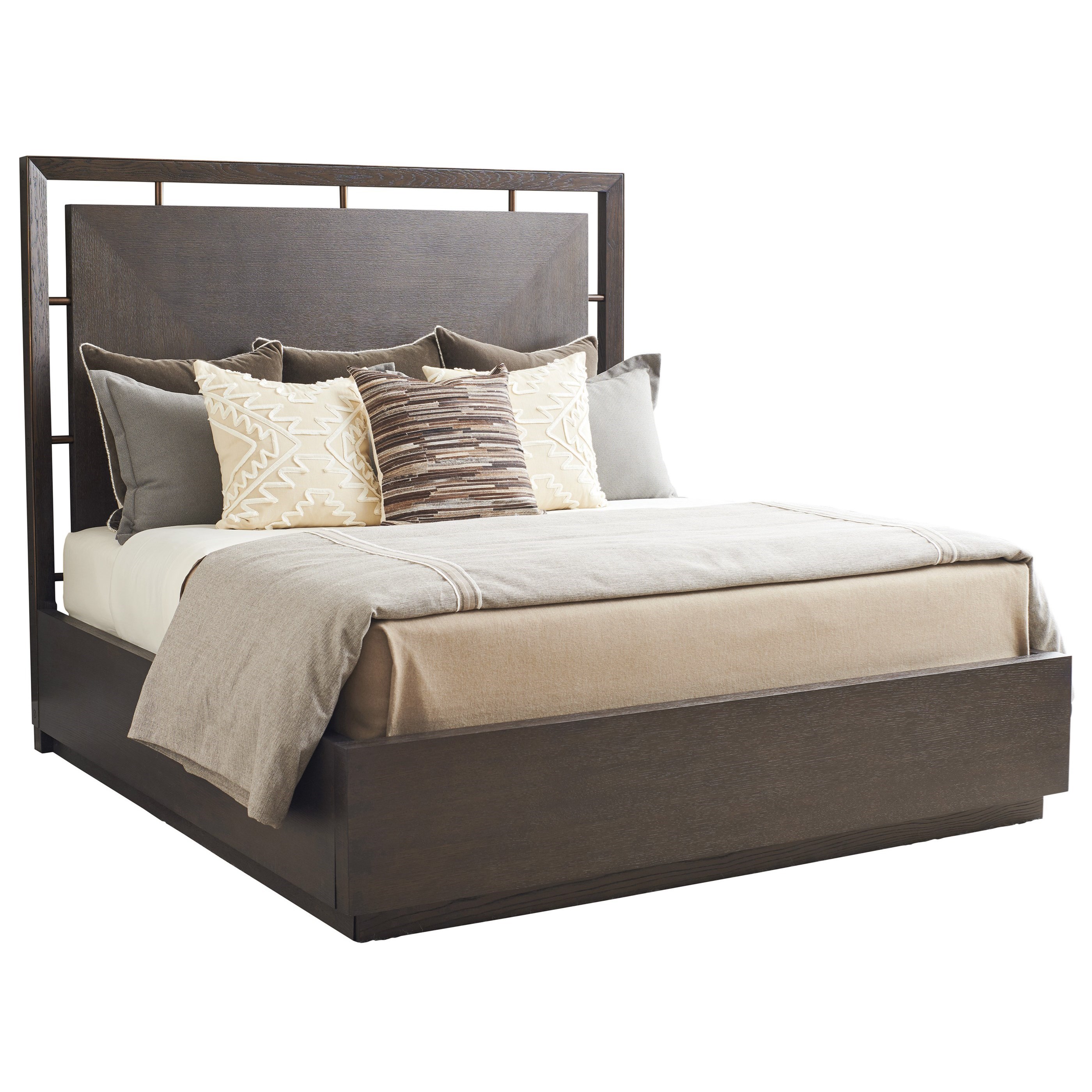 Barclay Butera Park City 930134C Sundance King Panel Bed with Metal